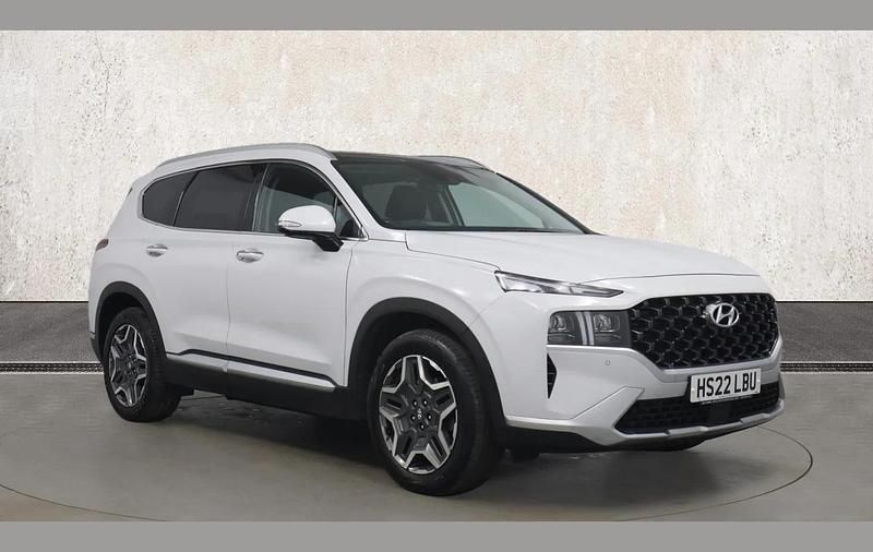 White Used 2022 Hyundai Santa Fe Ultimate SUV | £29,380 (Fair price) - Image 1/4