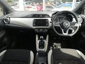 Used Nissan Micra Acenta 90 HP (66 kW) 2019 White Hatchback