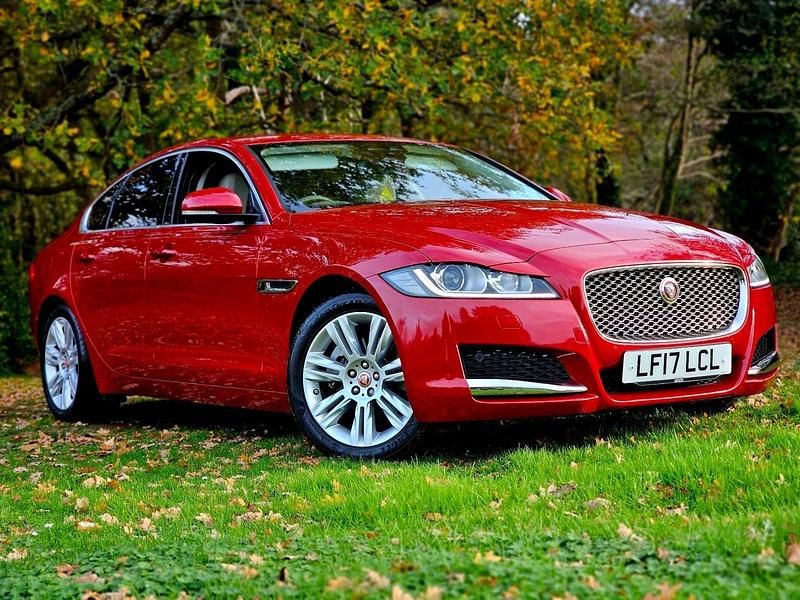 Red Used 2017 Jaguar XF Portfolio Sedan | £9,995 (Super price) - Image 1/4