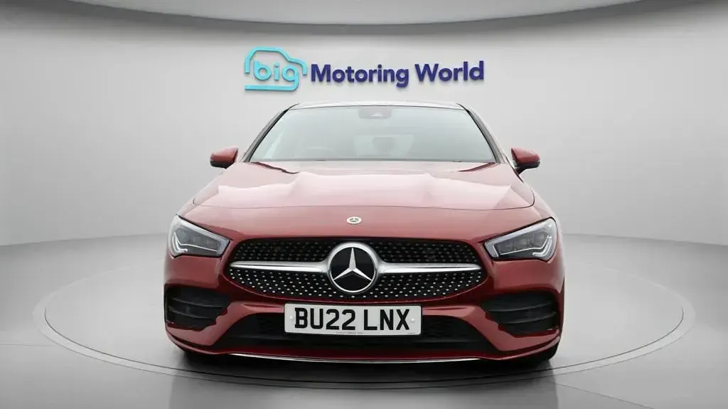 Used Mercedes CLA180 Shooting Brake AMG line 136 HP (100 kW) 2022 Red Estate