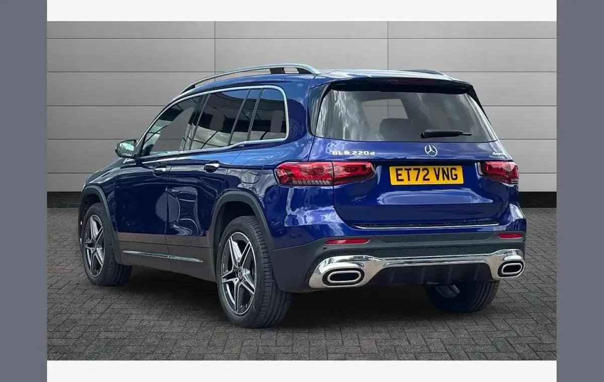 Used Mercedes GLB220 AMG Line Premium 187 HP (137 kW) 2022 Galaxy blue SUV
