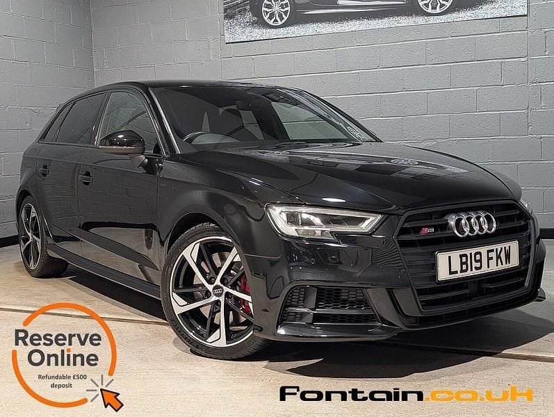 Black Used 2019 Audi S3 Sportback Black Edition Hatchback | £23,950 (A bit pricey) - Image 1/4