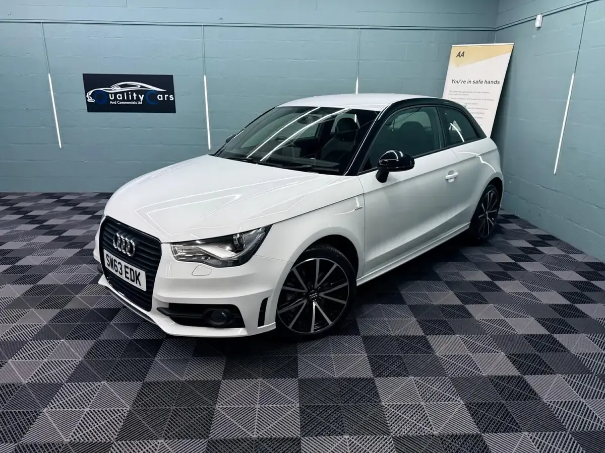 Used Audi A1 S-Line 122 HP (89 kW) 2013 White Hatchback