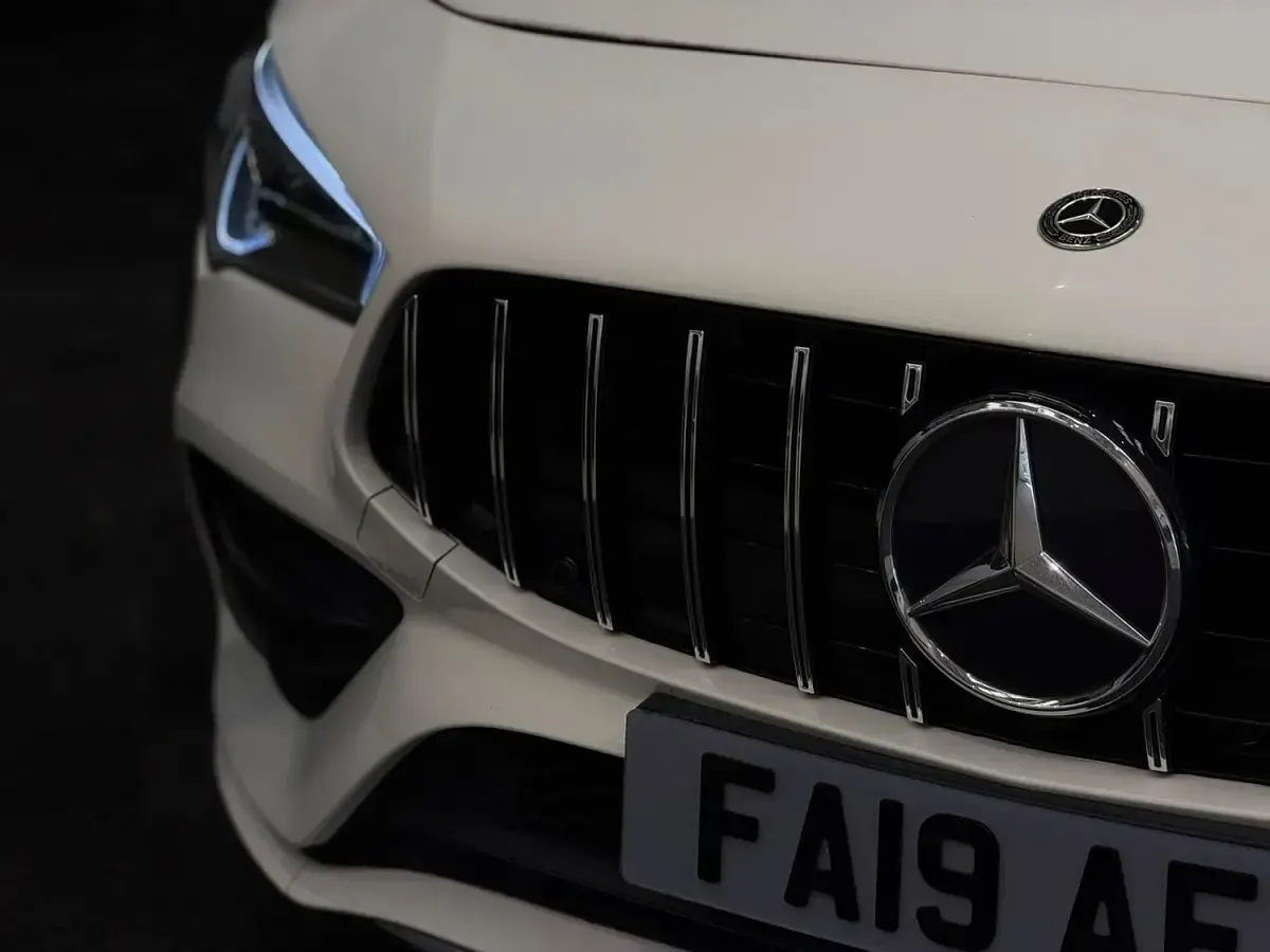 Used Mercedes CLA180 AMG line 2019 White Sedan