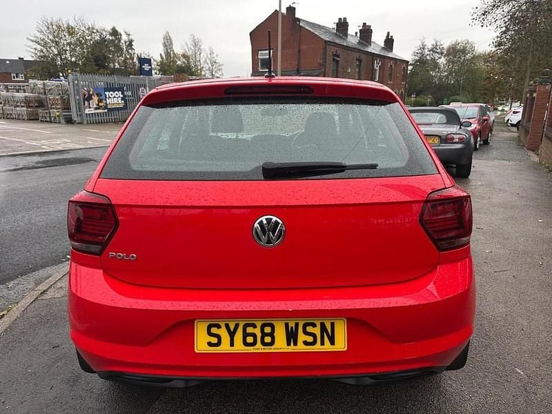 Used VW Polo SE 95 HP (69 kW) 2018 Red Hatchback