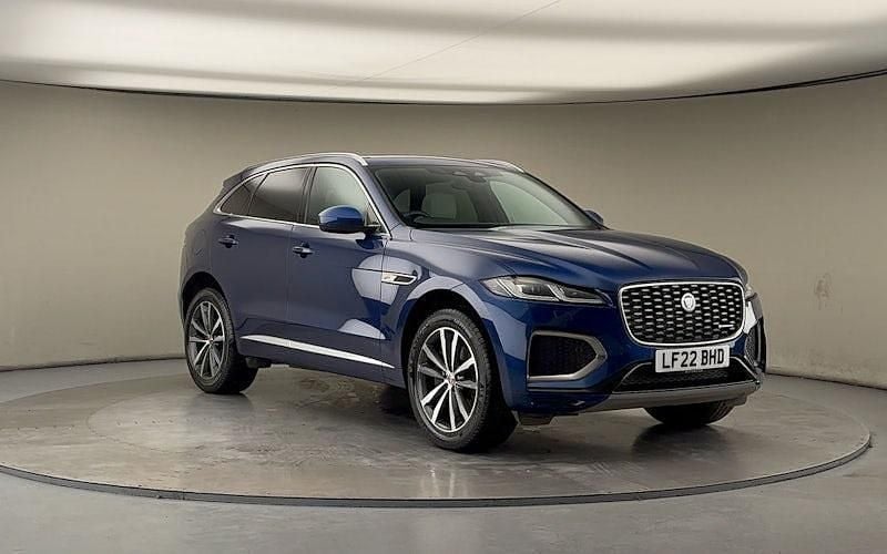 Used Jaguar F-Pace R-Dynamic 250 HP (183 kW) 2022 Bluefire blue SUV