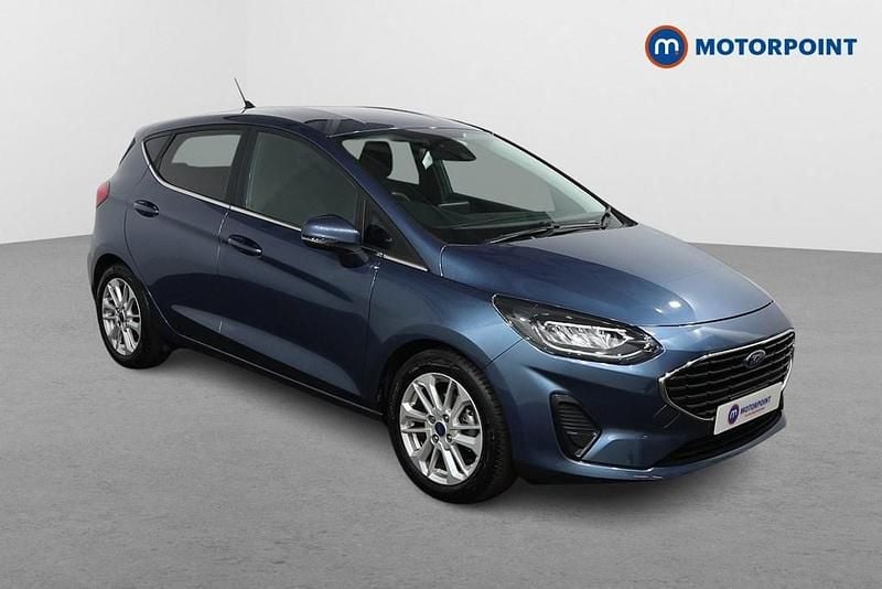 Blue Used 2022 Ford Fiesta Titanium Hatchback | £15,799 (Fair price) - Image 1/4