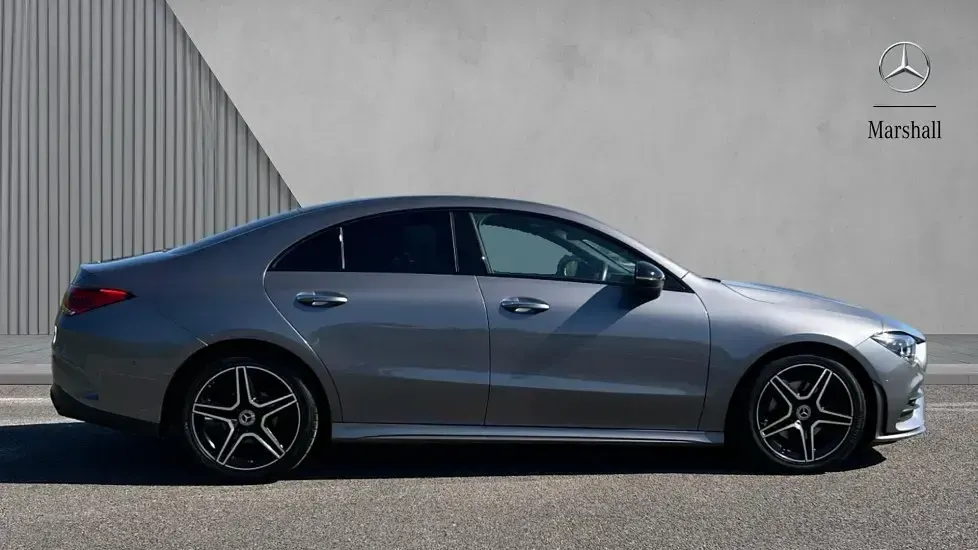 Used Mercedes CLA180 AMG Line Premium 136 HP (100 kW) 2023 Mountain grey metallic Sedan
