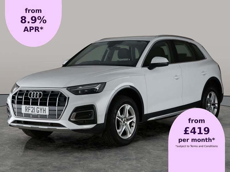 White Used 2021 Audi Q5 Sport SUV | £27,506 (Good price) - Image 1/2