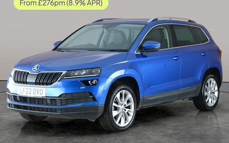 Used Skoda Karoq SE L 150 HP (110 kW) 2021 Blue SUV