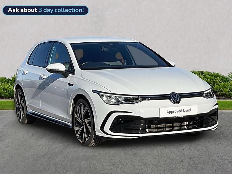 White Used 2022 VW Golf VIII R-line | £23,518 (A bit pricey) - Image 1/4