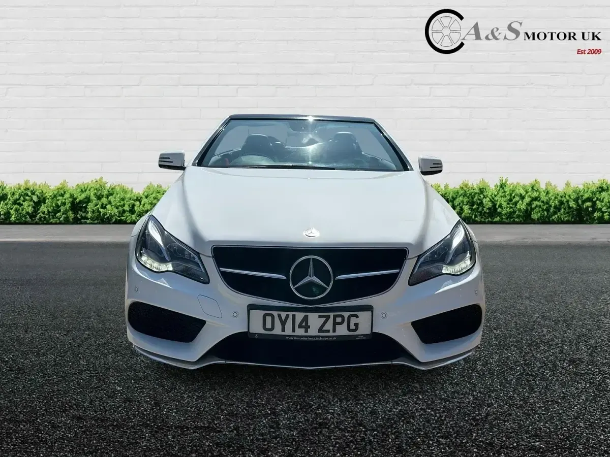 Used Mercedes E220 AMG 168 HP (123 kW) 2014 White Cabriolet