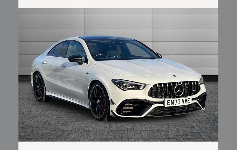 White Used 2024 Mercedes CLA45 AMG Coupe | £48,890 (Fair price) - Image 1/3