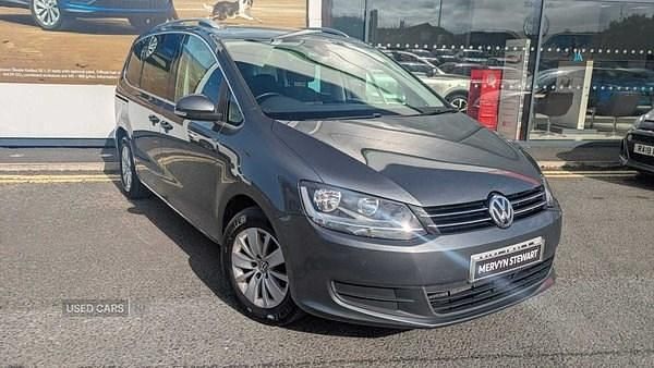 Grey Used 2021 VW Sharan SE MPV | £17,490 (Fair price) - Image 1/4