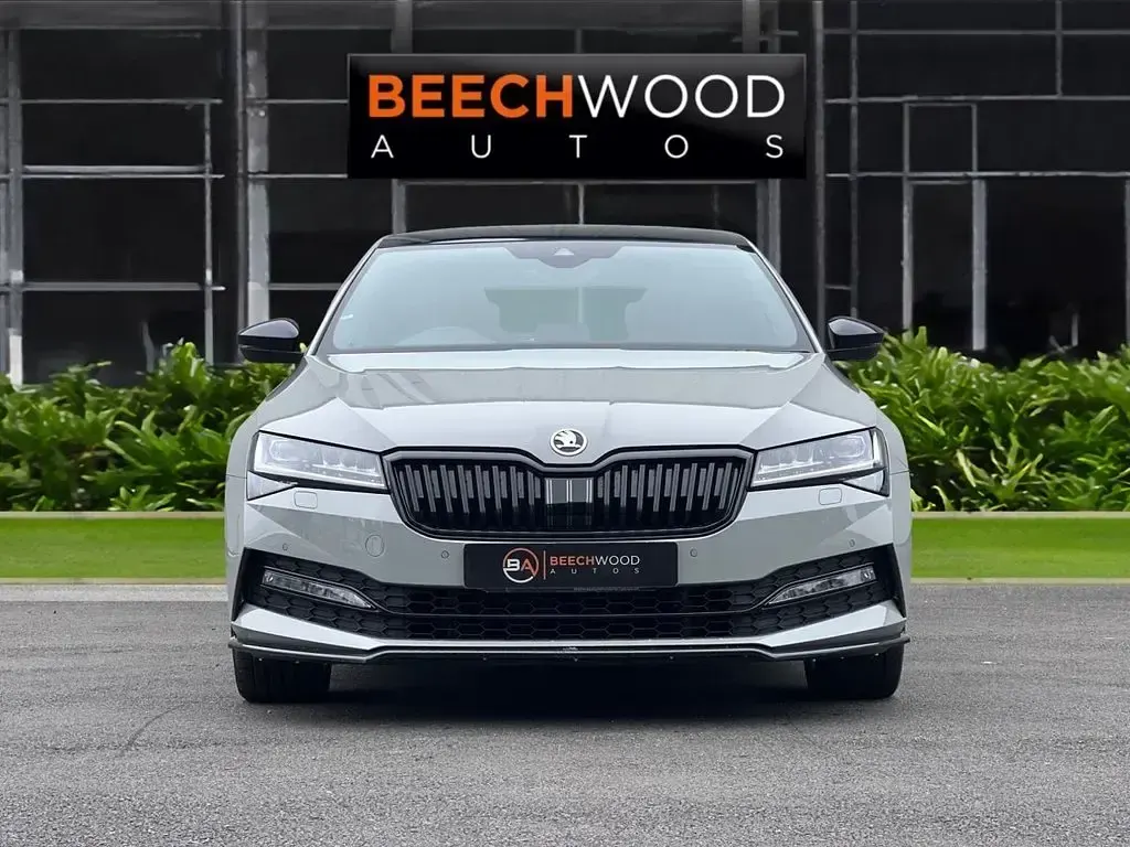 Used Skoda Superb SportlinePlus 190 HP (139 kW) 2021 Grey Hatchback