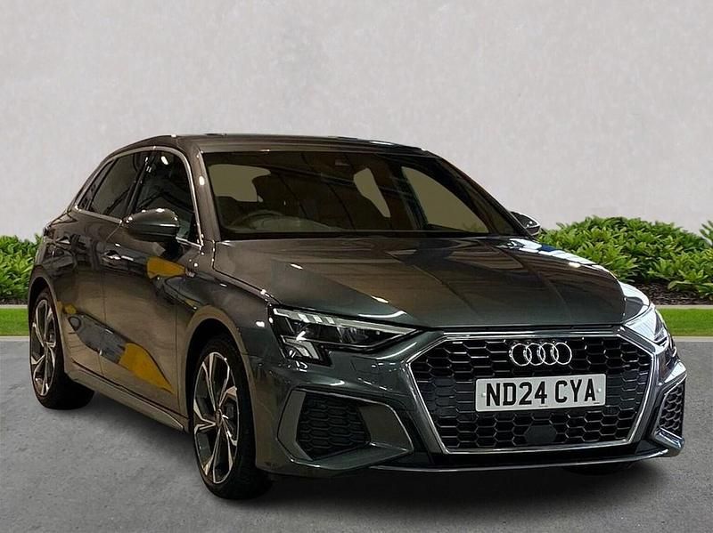 Grey Used 2024 Audi A3 S-Line Hatchback | £24,153 (Fair price) - Image 1/4