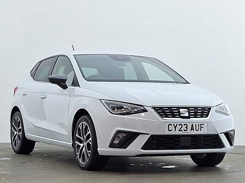 White Used 2023 Seat Ibiza XCELLENCE Hatchback | £17,298 (A bit pricey) - Image 1/4