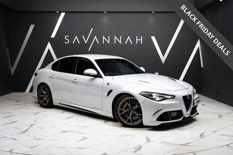 White Used 2018 Alfa Romeo Giulia Saloon Quadrifoglio Sedan | £38,750 (Fair price) - Image 1/4