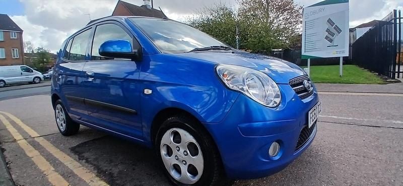 Used Kia Picanto 64 HP (47 kW) 2010 Blue Hatchback