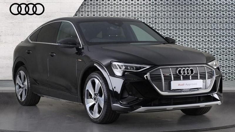 Mythos black Used 2021 Audi e-tron S-Line SUV | £27,167 (A bit pricey) - Image 1/4