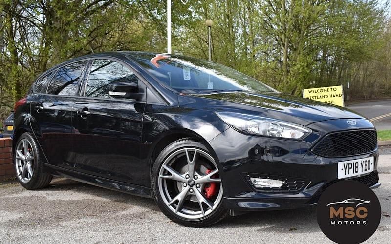 Used Ford Focus ST-Line X 140 HP (102 kW) 2017 Black Hatchback