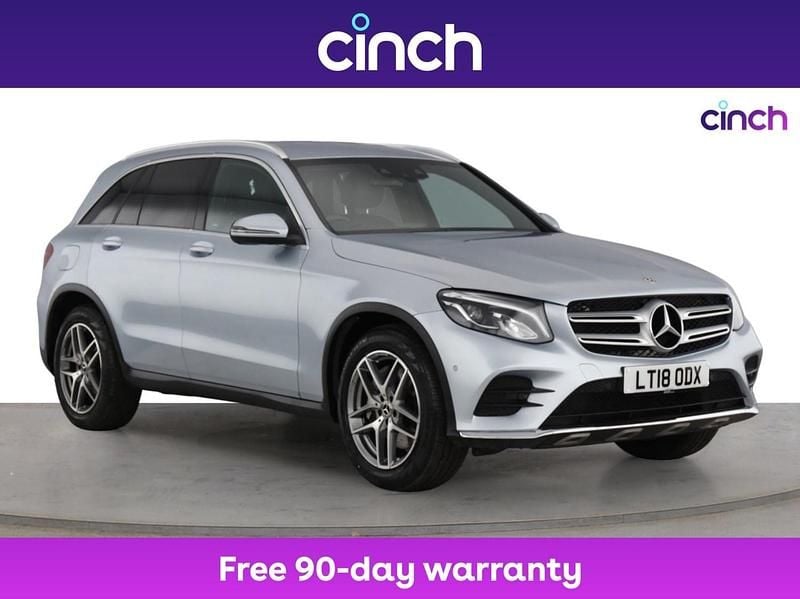 Silver Used 2018 Mercedes GLC220 AMG line SUV | £20,999 (Fair price) - Image 1/3