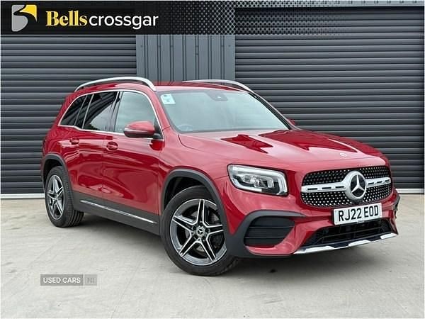 Red Used 2022 Mercedes GLB200 AMG line SUV | £27,995 (Fair price) - Image 1/4