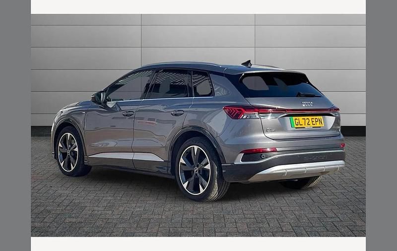 Used Audi Q4 e-tron S-Line 219 kW (299 HP) 2022 Typhoon grey SUV