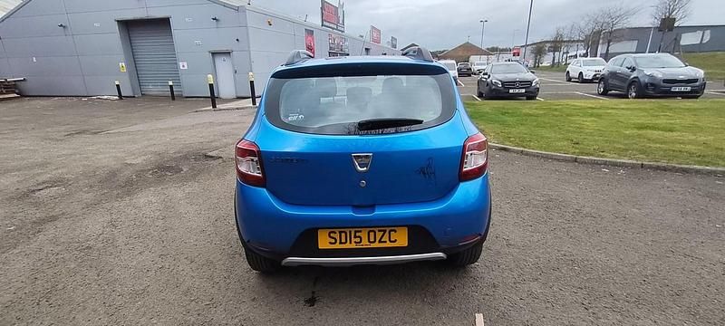Used Dacia Sandero Ambiance 90 HP (66 kW) 2015 Blue Hatchback
