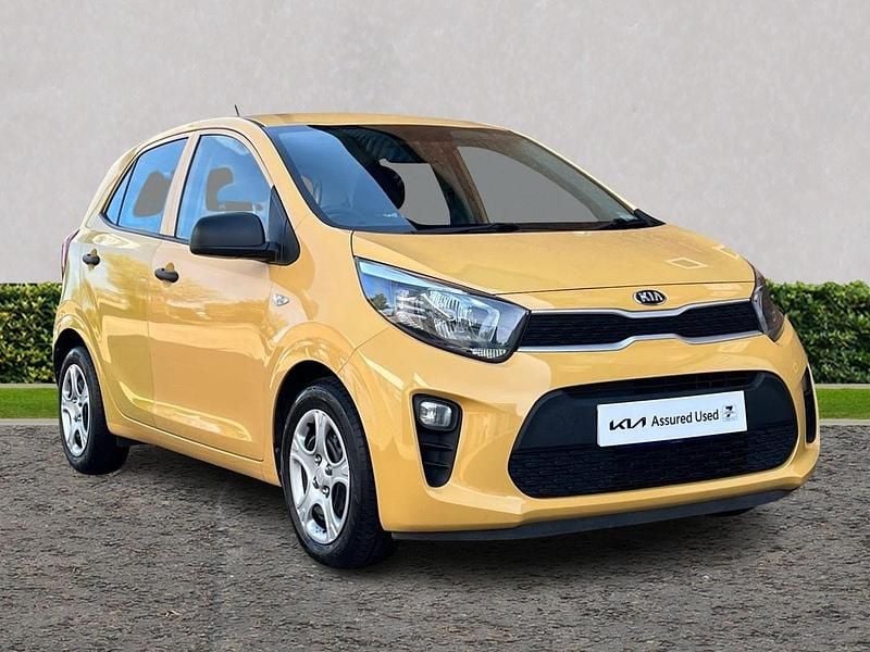Used Kia Picanto 2021 Yellow Hatchback