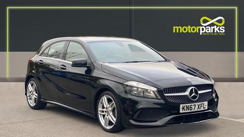 Black Used 2017 Mercedes A180 AMG line Hatchback | £11,500 (Fair price) - Image 1/4