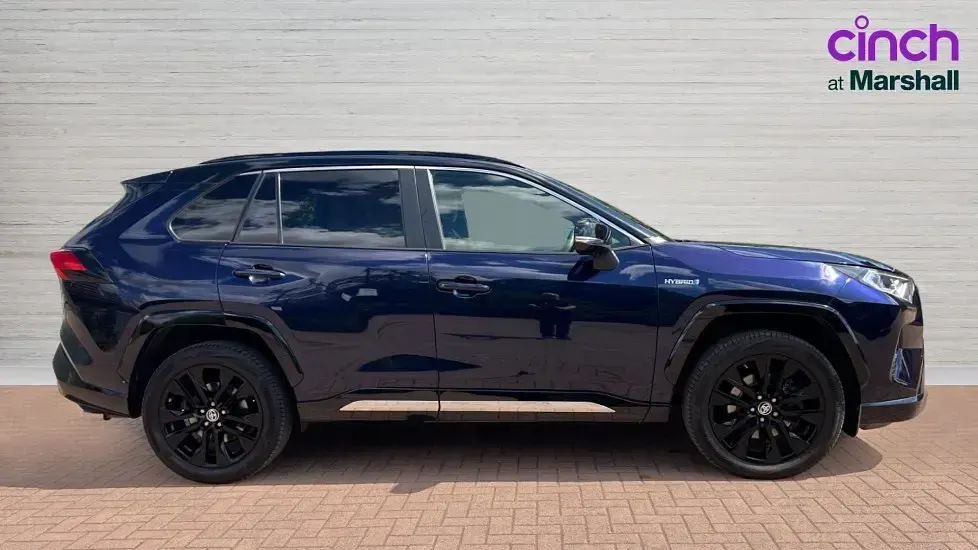 Used Toyota RAV4 Hybrid 218 HP (160 kW) 2021 Blue/black SUV