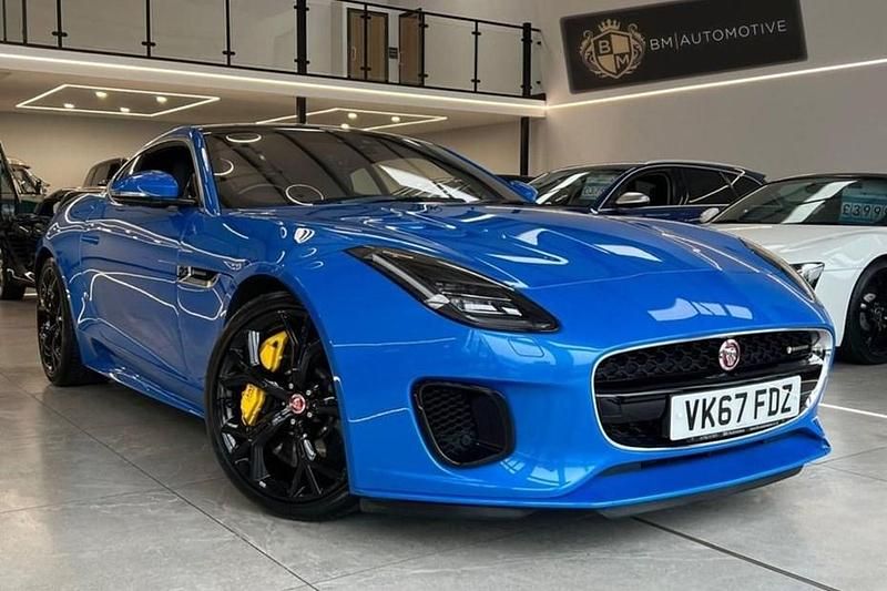 Used Jaguar F-Type R-Dynamic 380 HP (279 kW) 2017 Blue Coupe