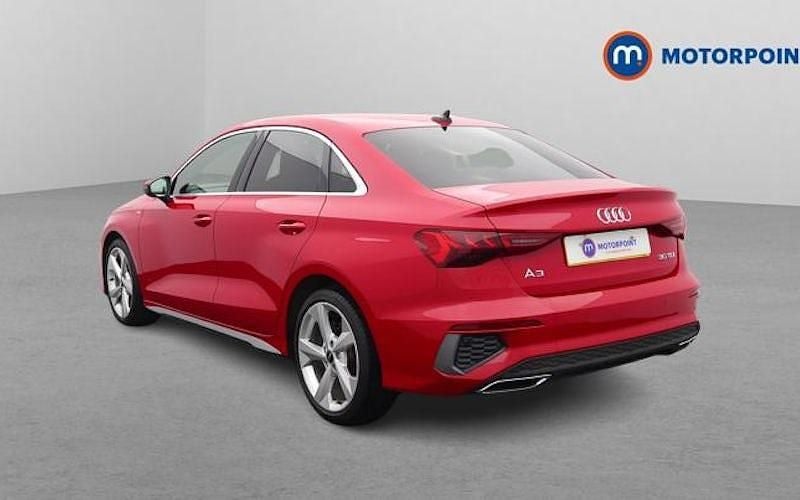 Used Audi A3 S-Line 116 HP (85 kW) 2021 Red Sedan