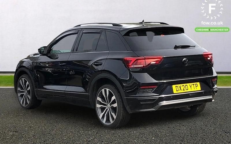 Used VW T-Roc R-line 150 HP (110 kW) 2020 Black SUV