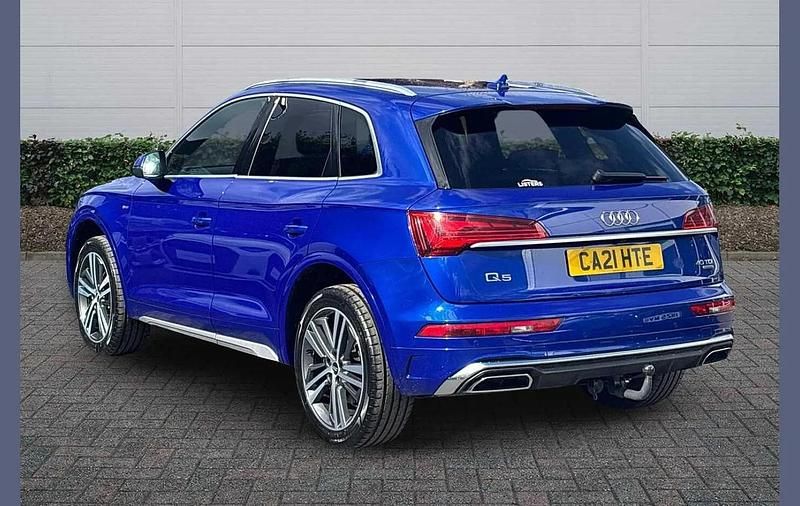 Used Audi Q5 S-Line 200 HP (147 kW) 2021 Blue SUV
