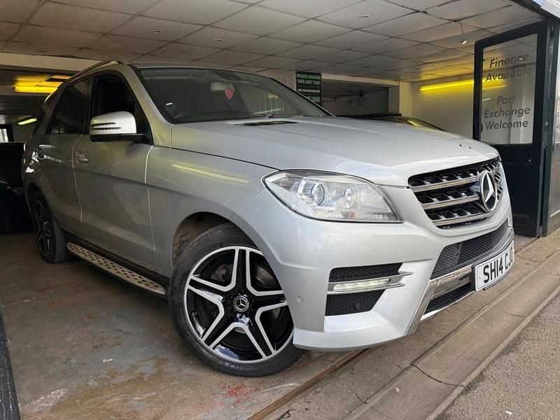 Silver Used 2014 Mercedes ML250 AMG SUV | £9,990 (Fair price) - Image 1/4