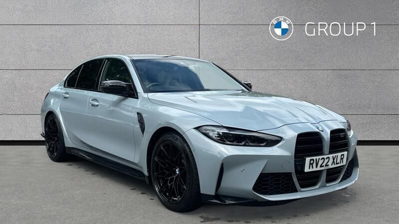 Grey Used 2022 BMW M3 Competition Edition Sedan | £55,550 (Fair price) - Image 1/4