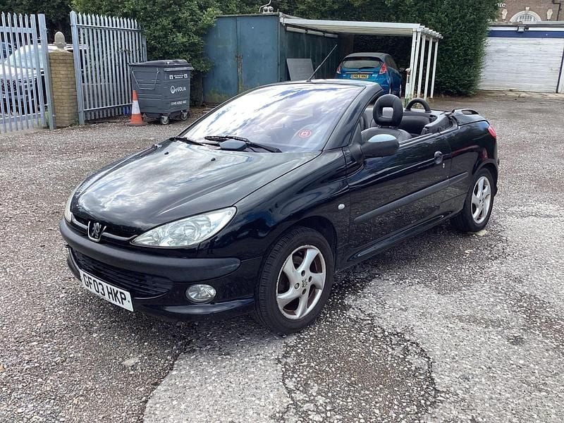 Black Used 2003 Peugeot 206 S Cabriolet | £1,200 - Image 1/4