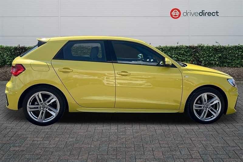 Used Audi A1 Sportback S-Line 116 HP (85 kW) 2020 Yellow Hatchback