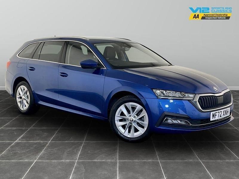 Blue Used 2022 Skoda Octavia SE L Estate | £12,795 (Good price) - Image 1/2
