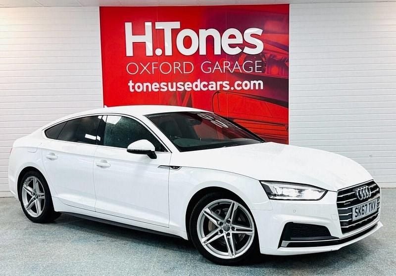Used Audi A5 Sportback S-Line 190 HP (139 kW) 2017 White Hatchback