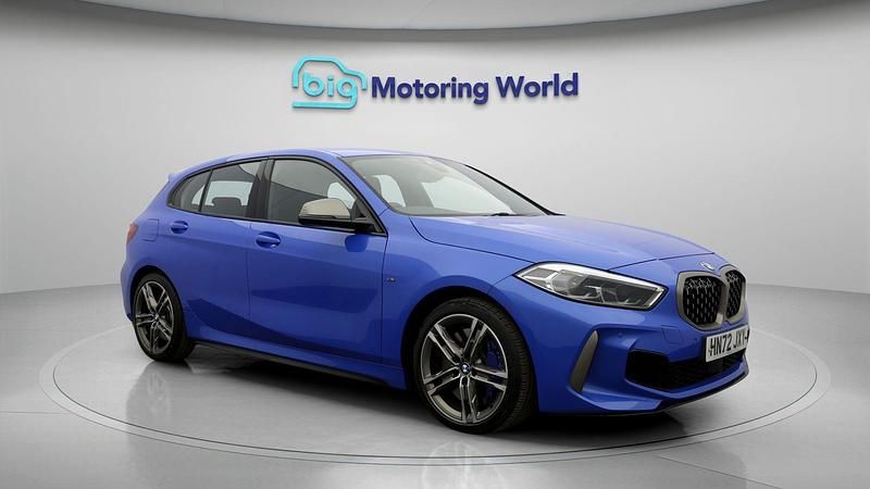 Blue Used 2022 BMW M135 M Sport Hatchback | £27,200 (Fair price) - Image 1/4