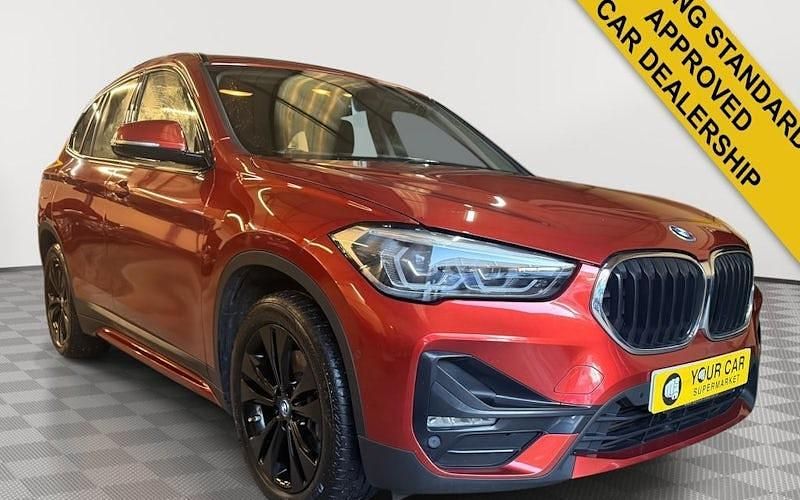 Used BMW X1 Sport Line 220 HP (161 kW) 2021 Orange SUV