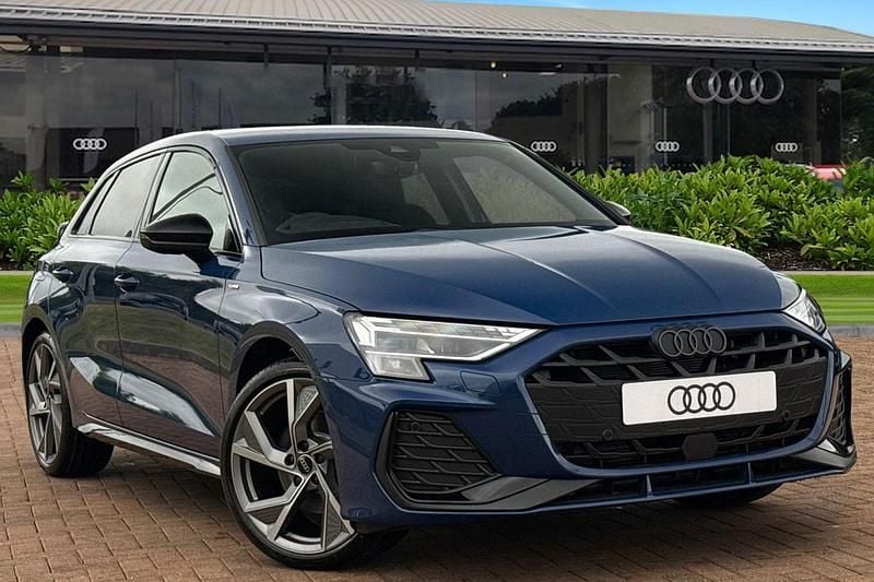 Blue New 2025 Audi A3 Sportback Black Edition Hatchback | £33,480 (Fair price) - Image 1/4