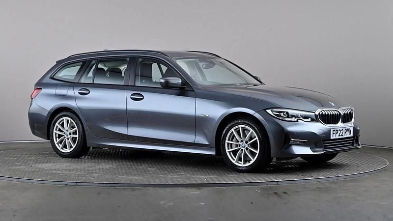 Grey Used 2022 BMW 330e Estate | £17,988 (Fair price) - Image 1/4