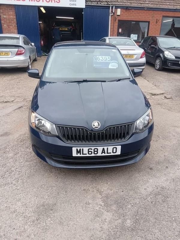 Blue Used 2018 Skoda Fabia Hatchback | £6,395 (Super price) - Image 1/4