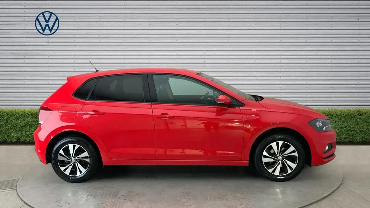 Used VW Polo Match 95 HP (69 kW) 2020 Red Hatchback