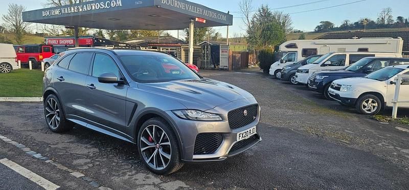 Used Jaguar F-Pace Supercharged 550 HP (404 kW) 2020 Grey SUV