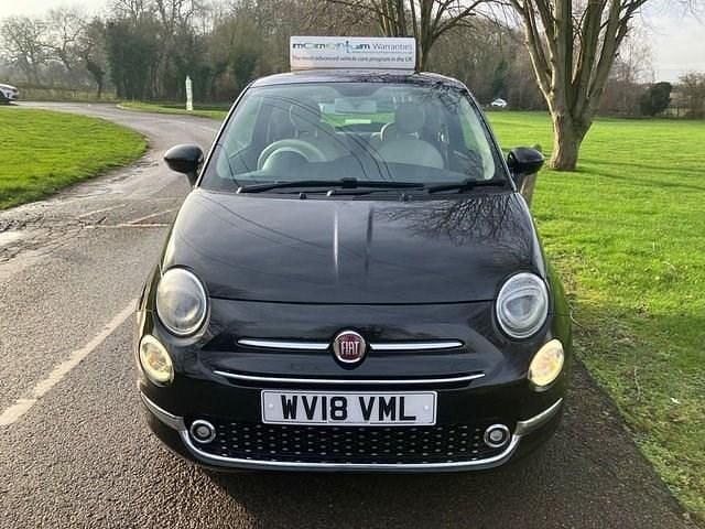 Used Fiat 500 Lounge 69 HP (50 kW) 2018 Black Hatchback